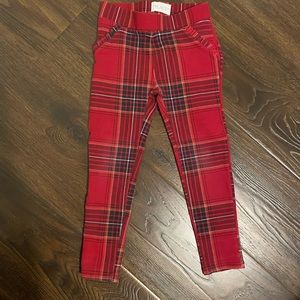 Red plaid pants the Childrens place